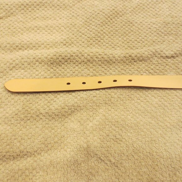 Express Women's Italian Leather Belt - Snake Skin - Skinny Width -Red/Blk-Medium - Picture 7 of 8